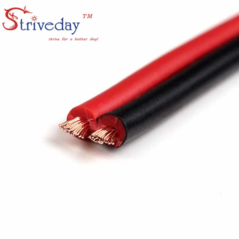 Квадратный медный провод 5 м 90 200 цвет красный/черный | Обустройство дома