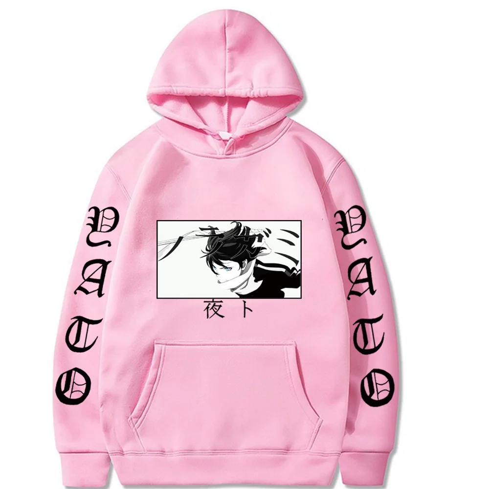 

2021 Noragami Yato Hoodie Hot Anime Pullovers Top Long Sleeve Loose Casual Fashion Man Woman Cloth