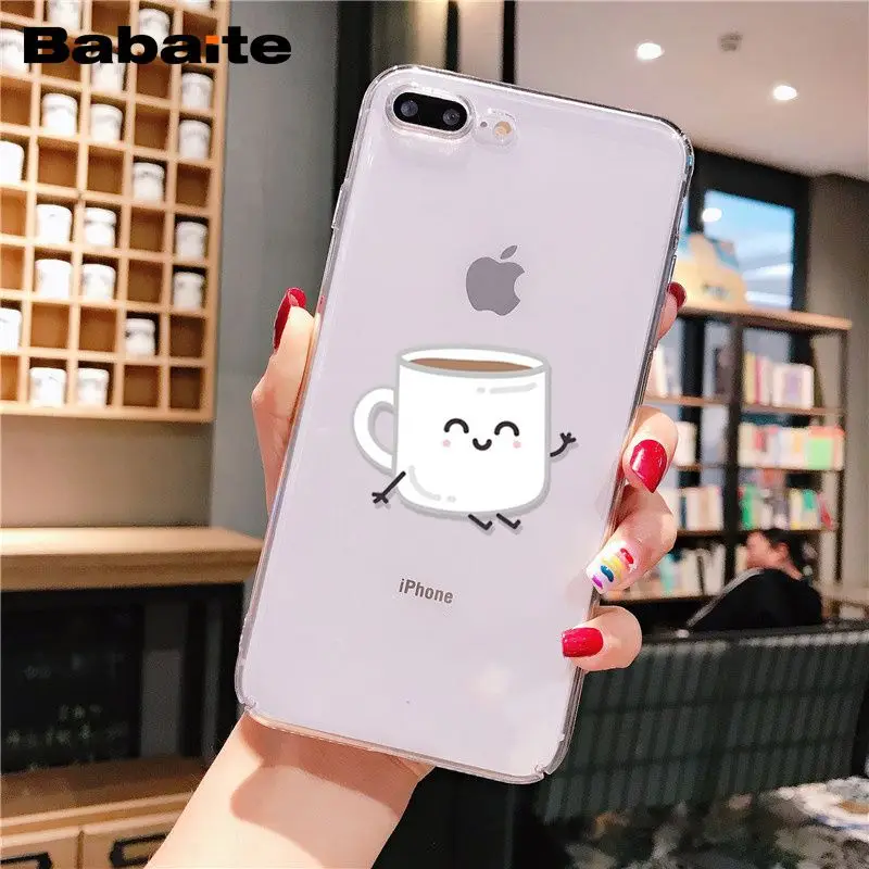 Кофейный чехол для телефона iPhone 8 7 6 6S plus X xr Xs Max 5 5s 11 pro max мобильного | Мобильные