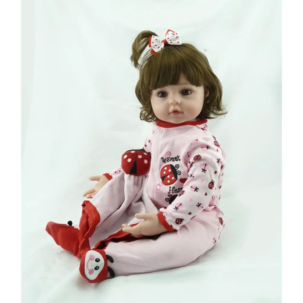 

19 Inches Soft Silicone reborn dolls babies Dolls Toy Baby born doll