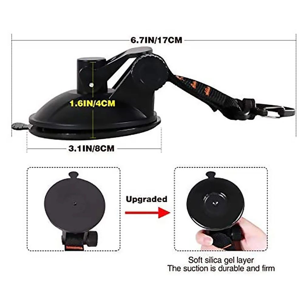 

Car Mount Luggage Tarps Tents Anchor Heavy Duty Suction Cup Anchor Securing Hooks Car Camping Tarpaulin Accessories