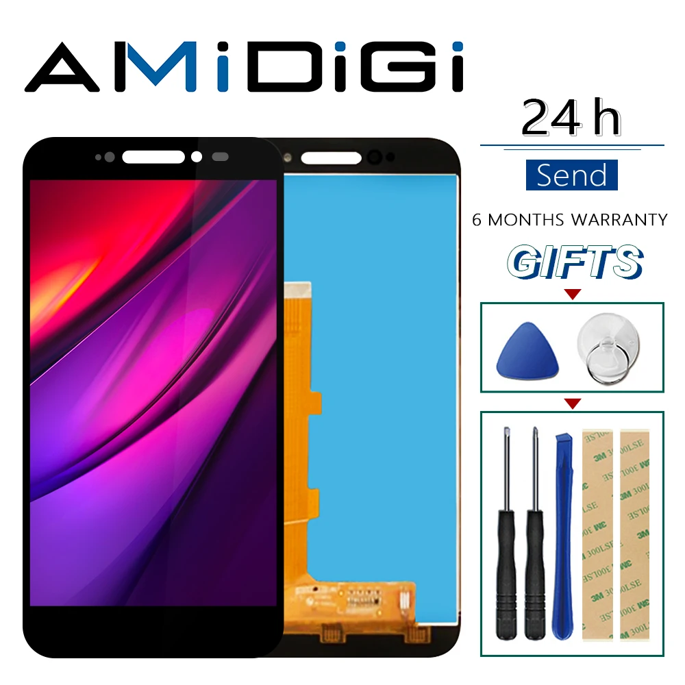 ЖК дисплей для Alcatel One Touch Shine Lite 5080 5080D OT5080 5080X 5080A сенсорная панель переднее стекло