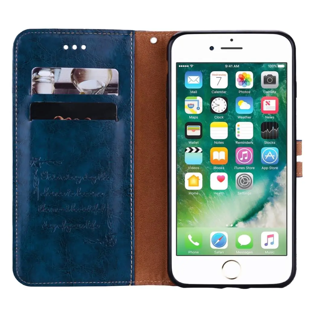 Чехол книжка из искусственной кожи для iPhone 11 Pro Max 6S 6 8 7 Plus|Чехлы-портмоне| |