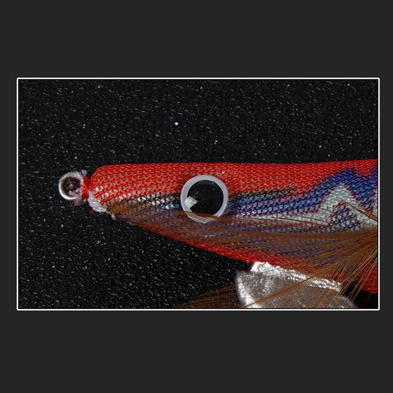 

Fishing Squid Bait Wooden Luminous Shrimp Fishing Lures Squid Jigs Hook Artificial Bait Fishing Lure Fishing Tackle