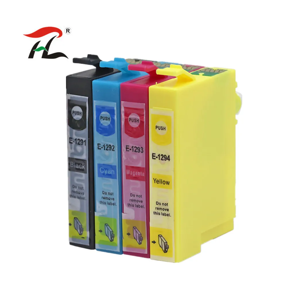 1 комплект картриджей YLC T1291 T1292 T1293 T1294 совместимый картридж для Epson Stylus SX235W SX230 SX420W