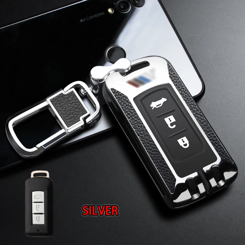 

Car Remote Key Cover Case Key Shell For Mitsubishi Outlander Lancer 10 Pajero Sport Asx Rvr L200 Smart Eclipse Cross Car styling