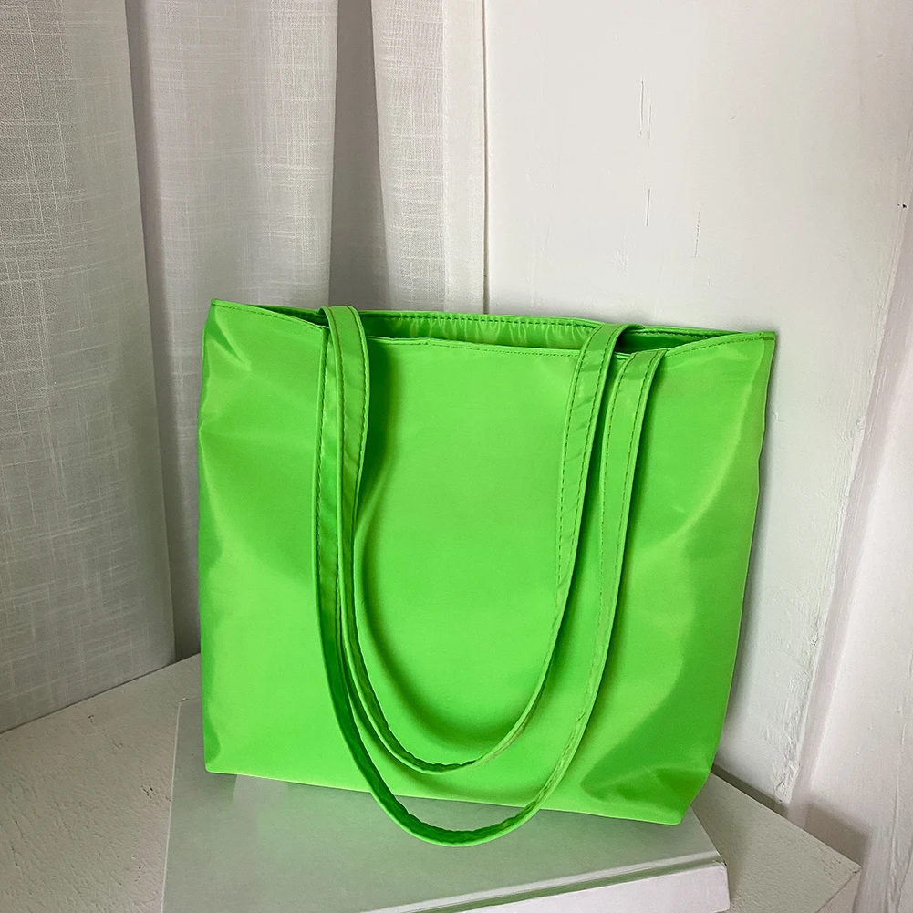 

Retro Women Oxford Cloth Bag Large Capacity Shopping Casual Ladies Tote Handbags Eco-friendly Cloth Reusable Shopping Bag