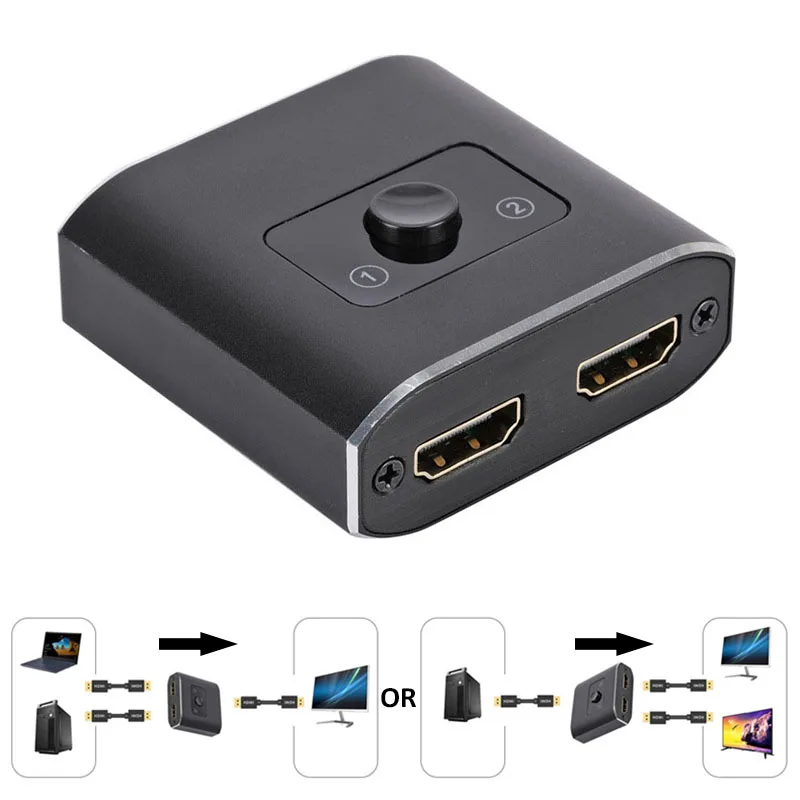 1 шт. для 2 0 HDMI-совместимый переключатель 1080P 4K 60 Гц разделитель переключатели