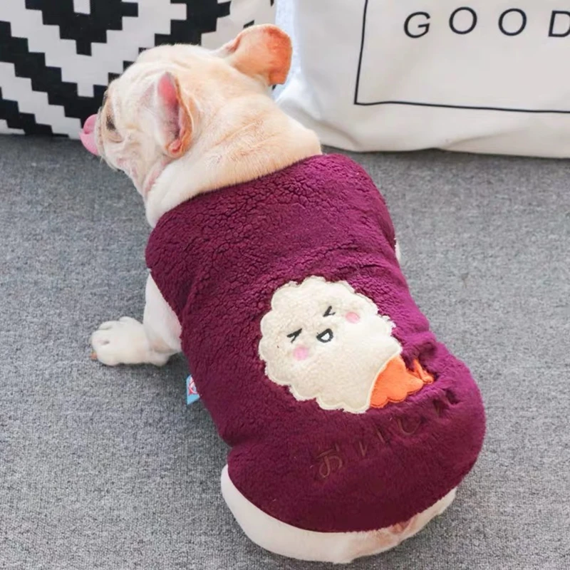 Модный женский джемпер зимняя теплая куртка пальто для маленьких и средних собак