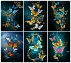 Evershine Алмазная мозаика животные вышивка крестом картина стразы полная площадь Круглый Алмазный вышивка бабочка дарок ручной работы