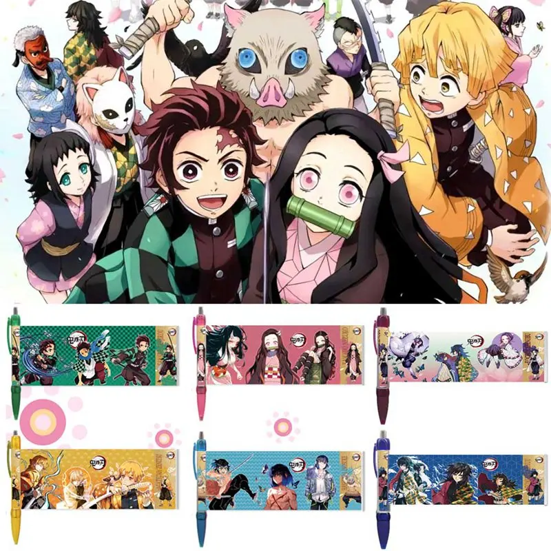 

Animation Peripheral Demon Slayer Ballpoint Pen Plastic Drawing Stationery