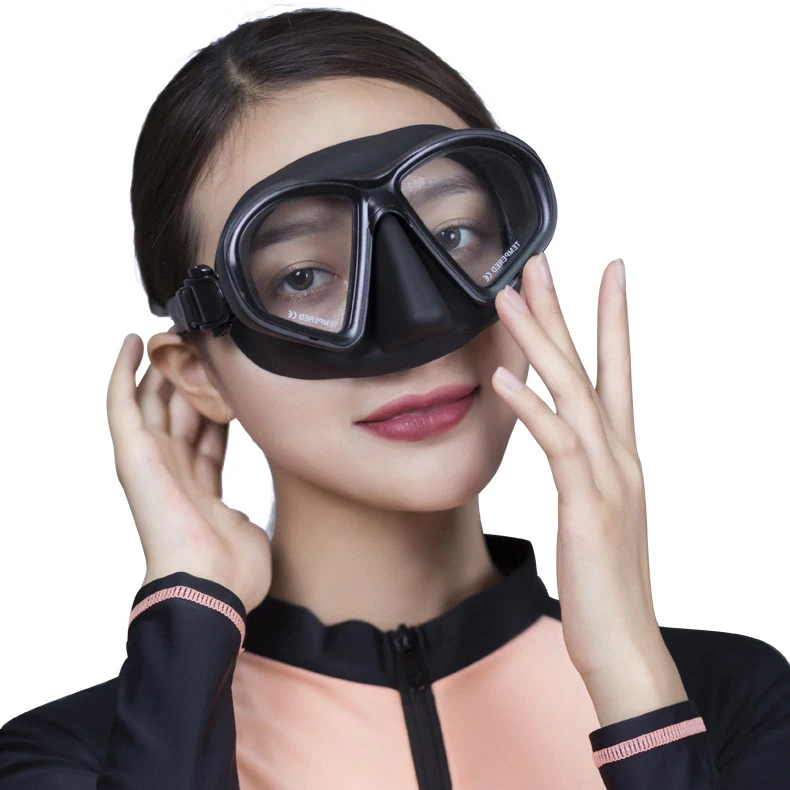 

Underwater Myopia Mask Set Snorkel Waterproof Anti Fog Swimming Mask Adulit Child Duikbril Pool Equipment DM50DM