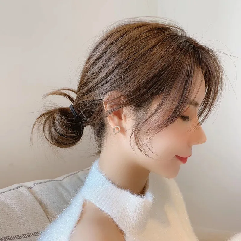 Корейские модные ювелирные изделия изысканные и маленькие медные