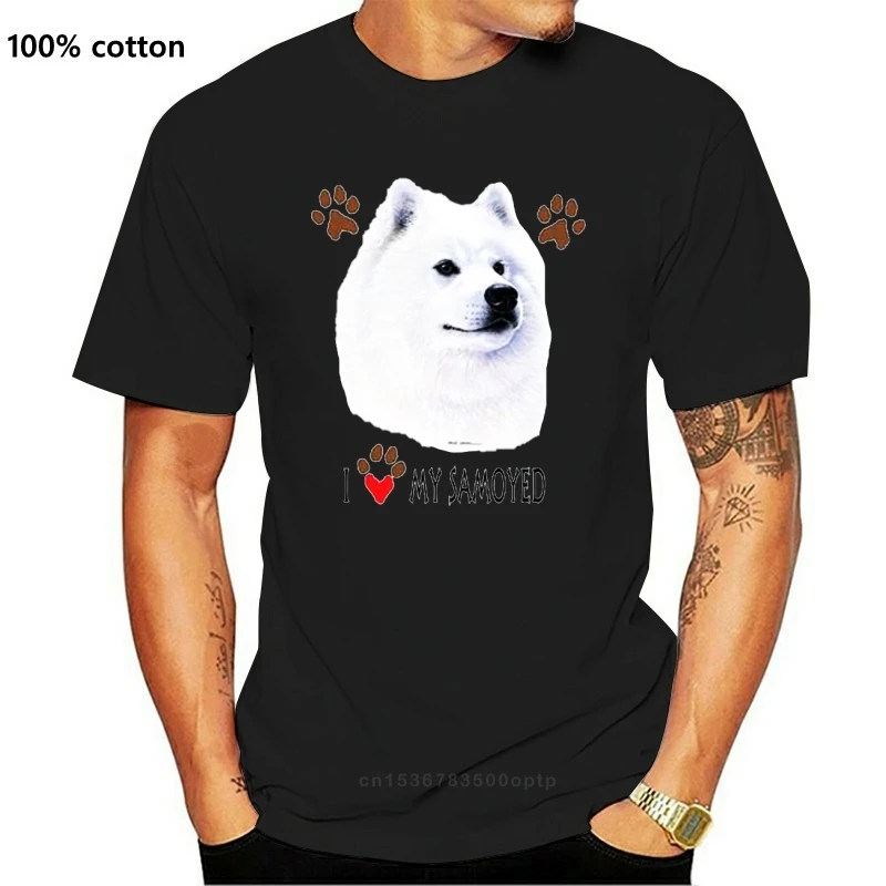 

Новая мужская футболка «I Heart My Samoyed» 2021 2021est