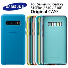 S10 Case Original Samsung Galaxy S10 Plus S10e Silky Silicone Cover High Quality Soft-Touch Back Protective Galaxy S10+ S10 E