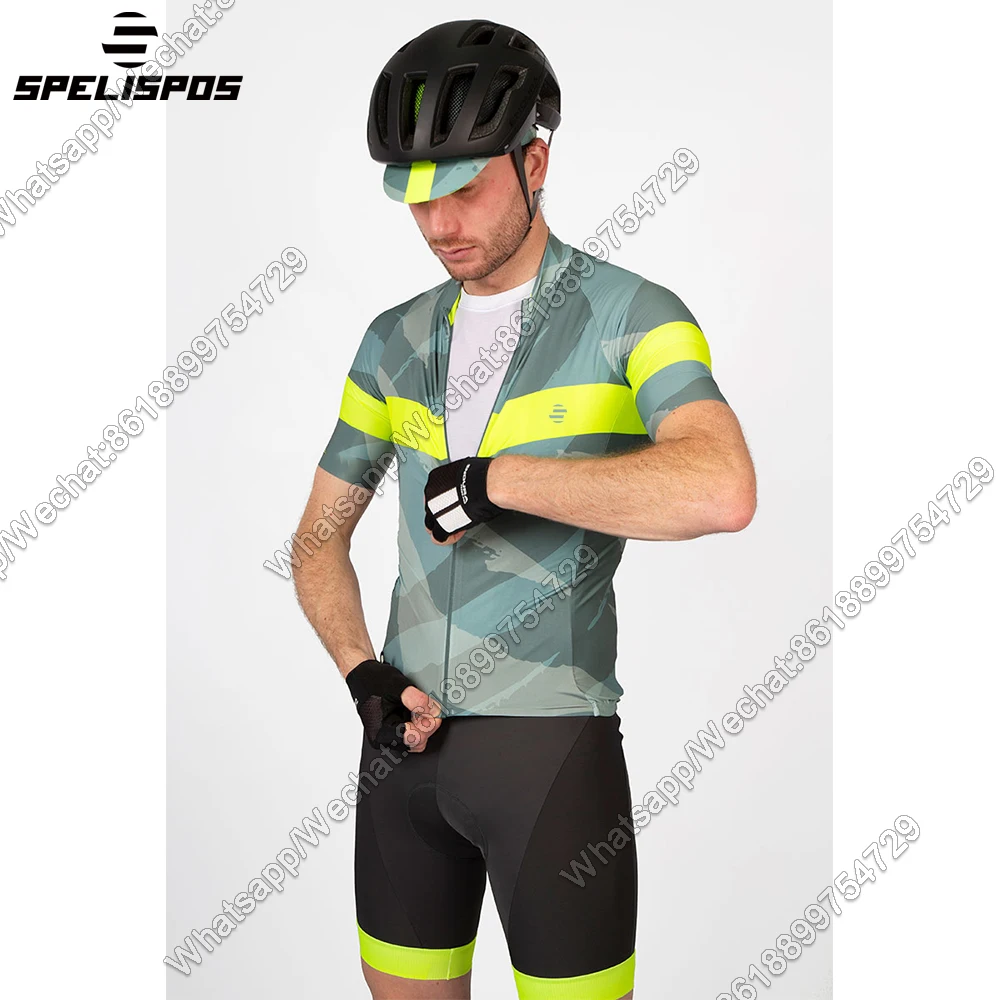 

Велосипедная майка, серо-зеленые велосипедные платья, летние велосипедные рубашки с коротким рукавом, быстросохнущие топы, Экипировка, муж...