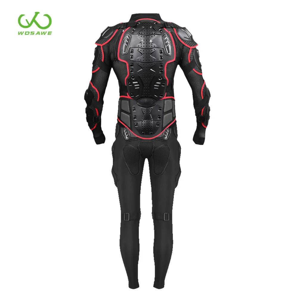 Защитный комплект WOSAWE для мотокросса защитных брюк коленей ягодиц