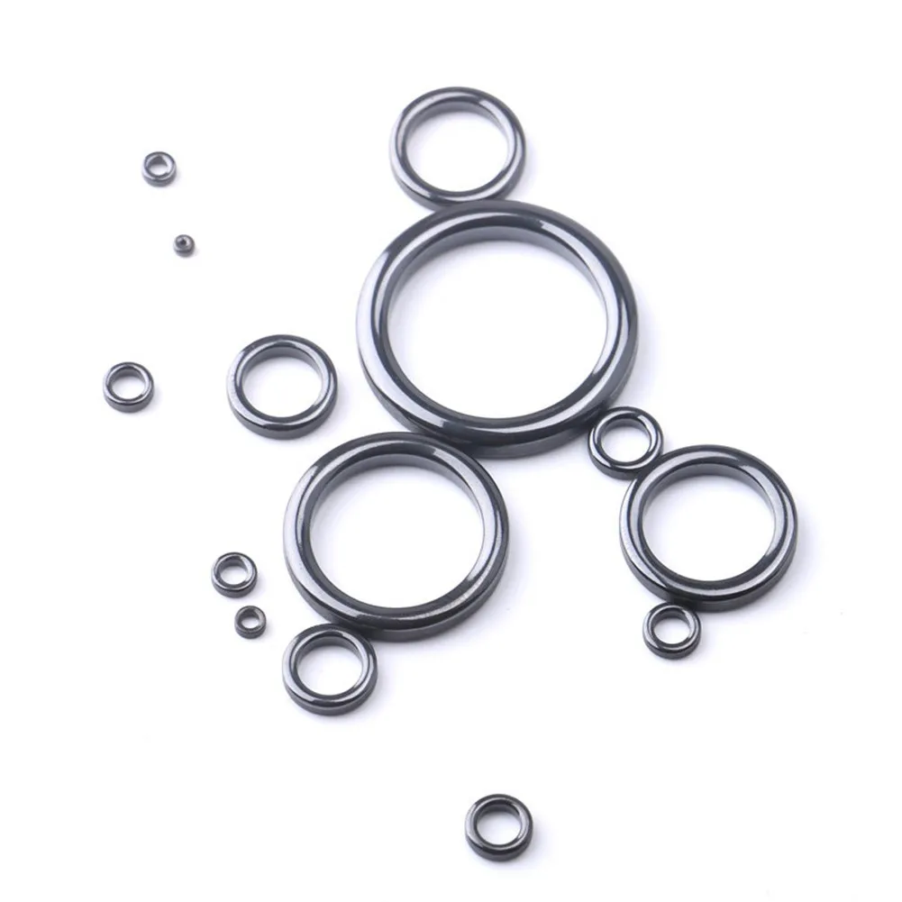 5pcs Fishing Rod Wire Loop Repair Ceramic Ring Guide Eye Road Sub Pole Sea DIY Accessories | Спорт и развлечения