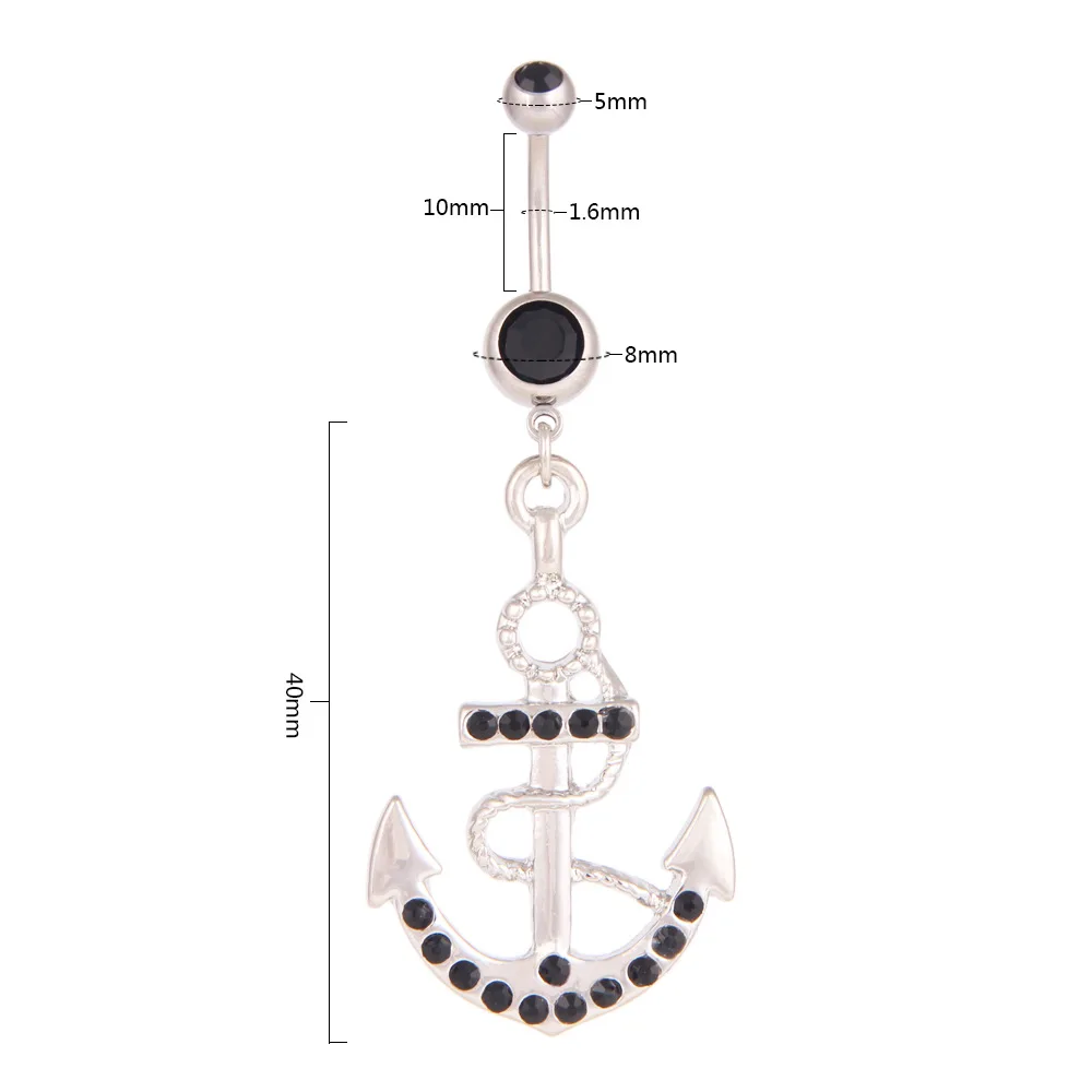 

Sexy Long Dangles Belly Rings Navel Bar Piercing Surgical Steel Belly Button Ring Women Nombril Jewelry