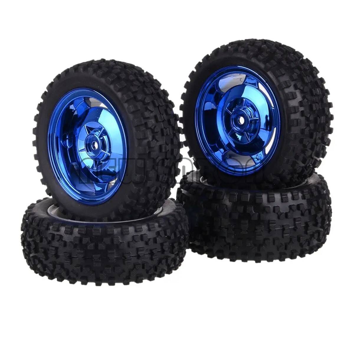 

NEW ENRON 4Pcs Front&Rear Wheel Hub Rims Tyre Tires Sponge RC Racing 1/10 1:10 HSP Off-Road Buggy