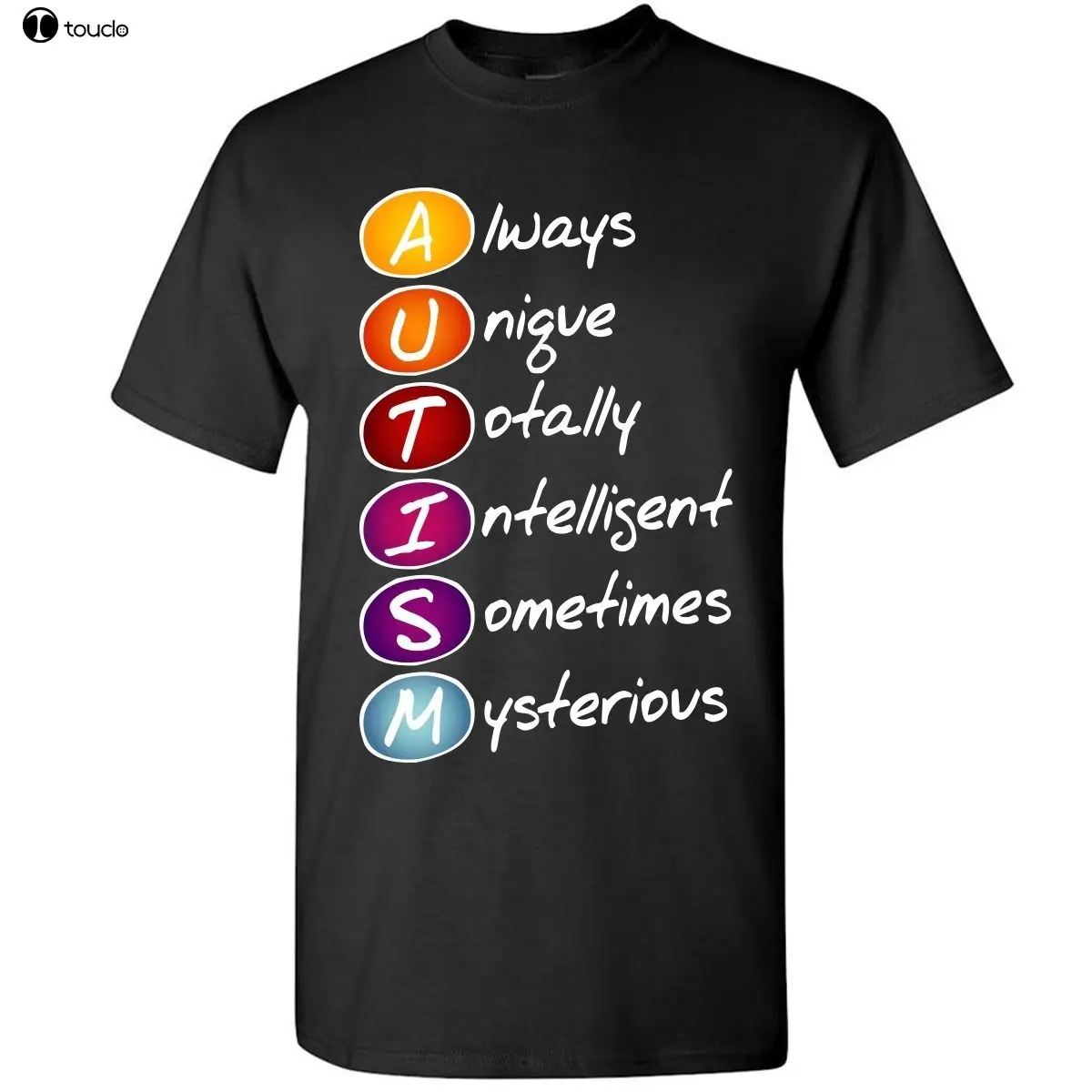

Newest Fashion Autism Awareness Tee Men'S T-Shirt Gift For Him Support T Shirt 100% Cotton Print Shirt Tee