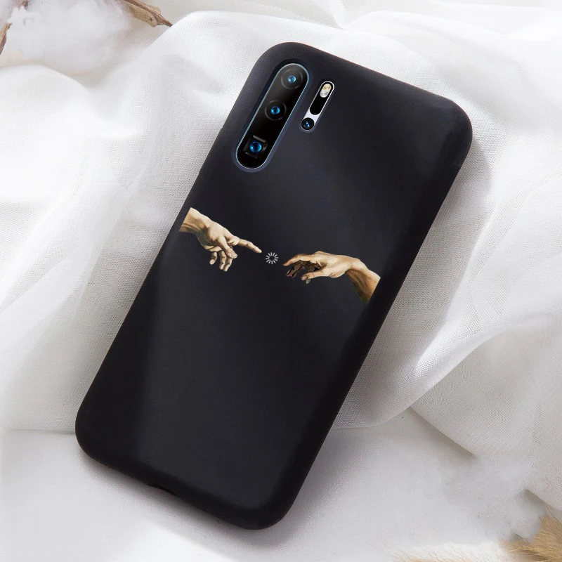 Мягкий ТПУ Матовый чехол с космонавтом луной для huawei P20 P20Lite P20Pro P30 чехол Fundas Coque чехол для huawei Honor 10 20 чехол - Цвет: 02