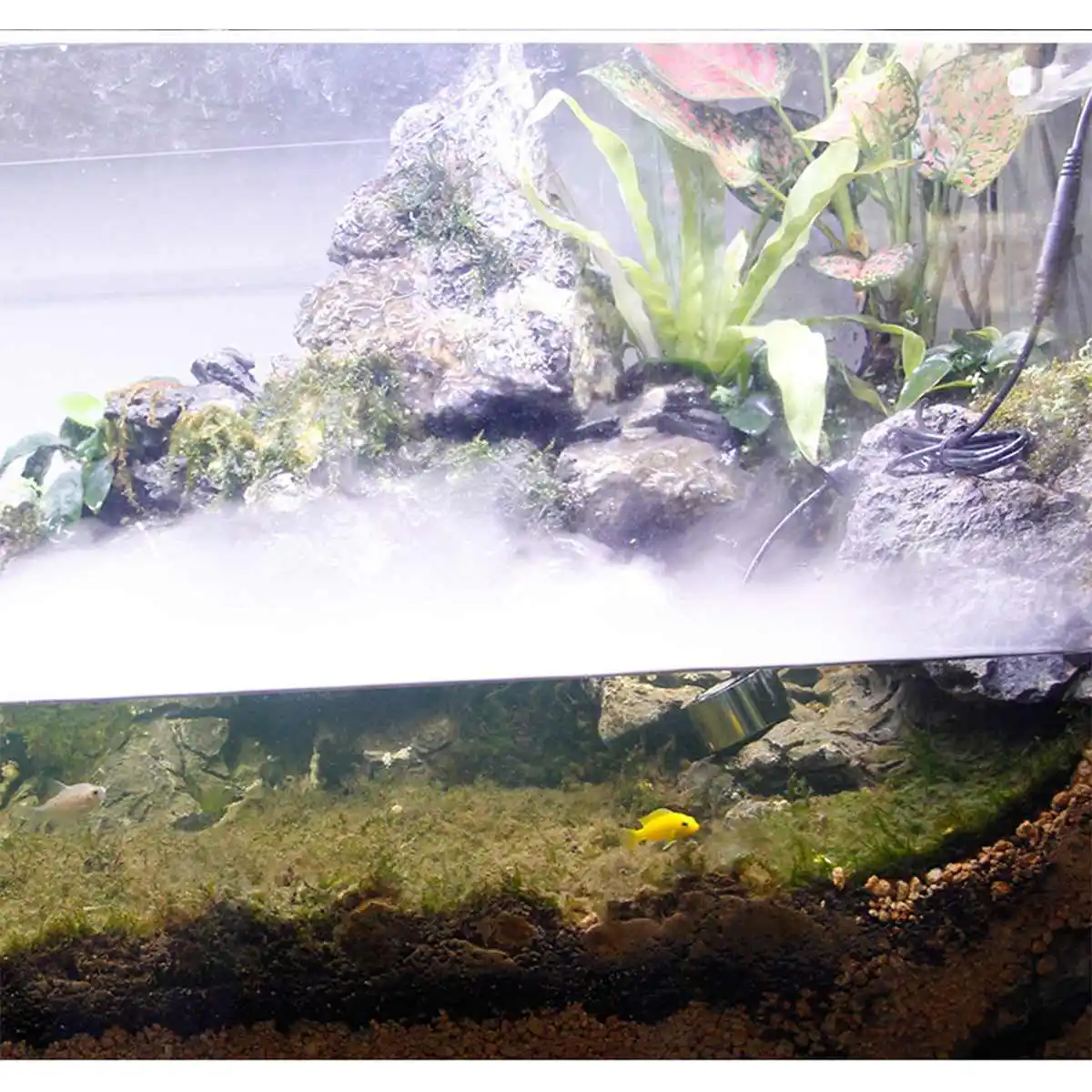 

LED Light Humidifier Ultrasonic Mist Maker Fogger Water Fountain Pond Fish Tank Pool Atomizer Nebulizer Head Air Humidifier