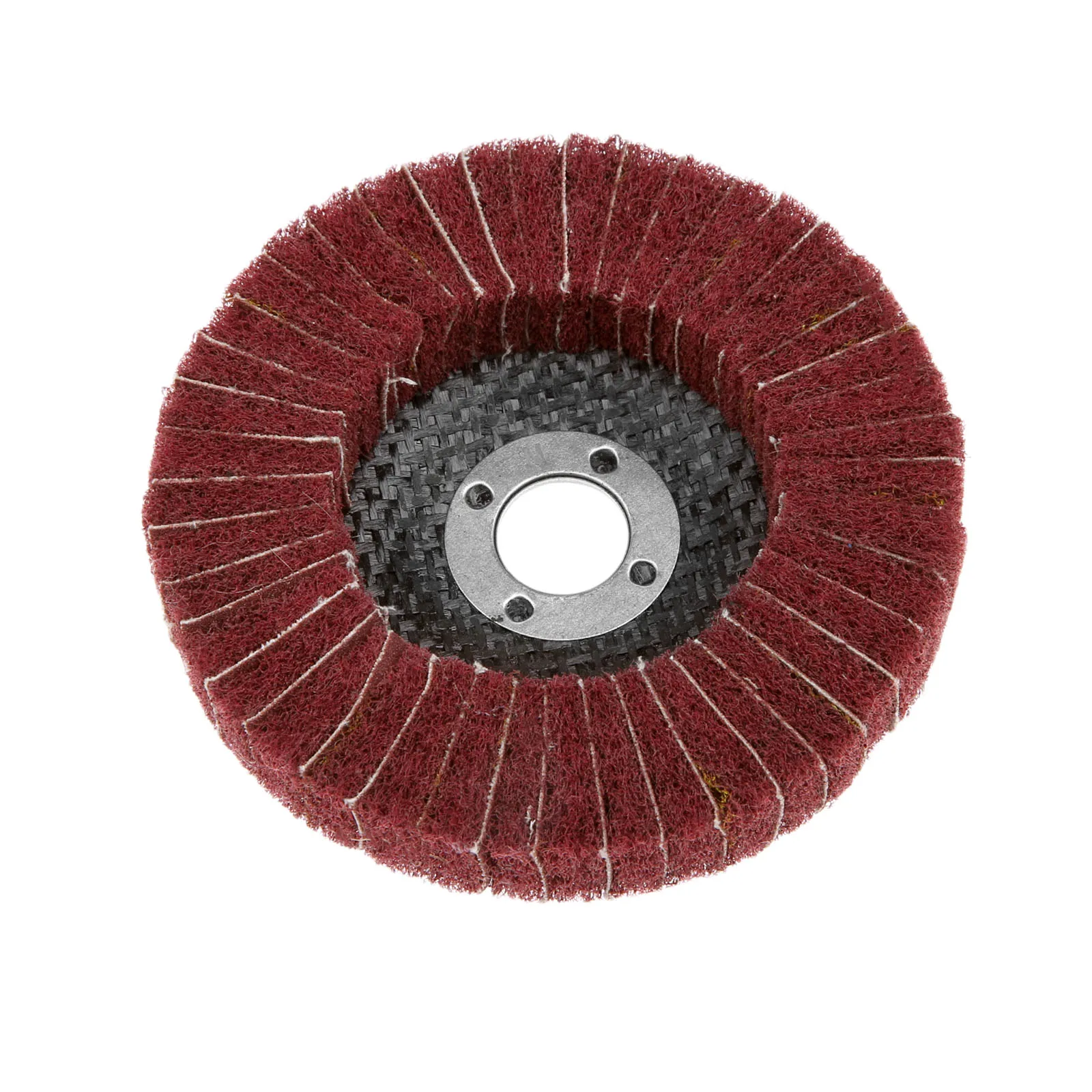 

1pc Red Nylon Fiber Flap Polishing Wheel Disc 100mm 320 Grit for Angle Grinder Wood Metal Buffing Tools
