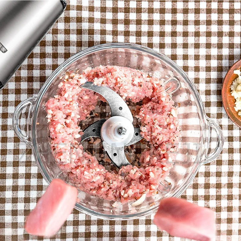 Электрическая мясорубка домашний многофункциональный блендер из нержавеющей