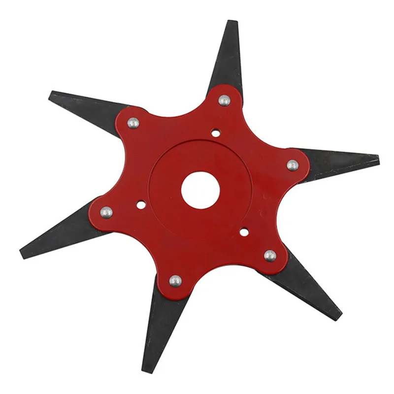 

6 Blades Grass Trimmer Head Brush Cutter 65Mn Weed Brush Cutting Head Outdoor Garden Power Tool Accessories For Lawn Mower