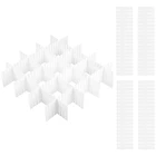 Регулируемые сетчатые разделители для ящиков, пластиковый разделитель для шкафа сделай сам, аккуратный разделитель, органайзер, контейнер для нижнего белья, носков