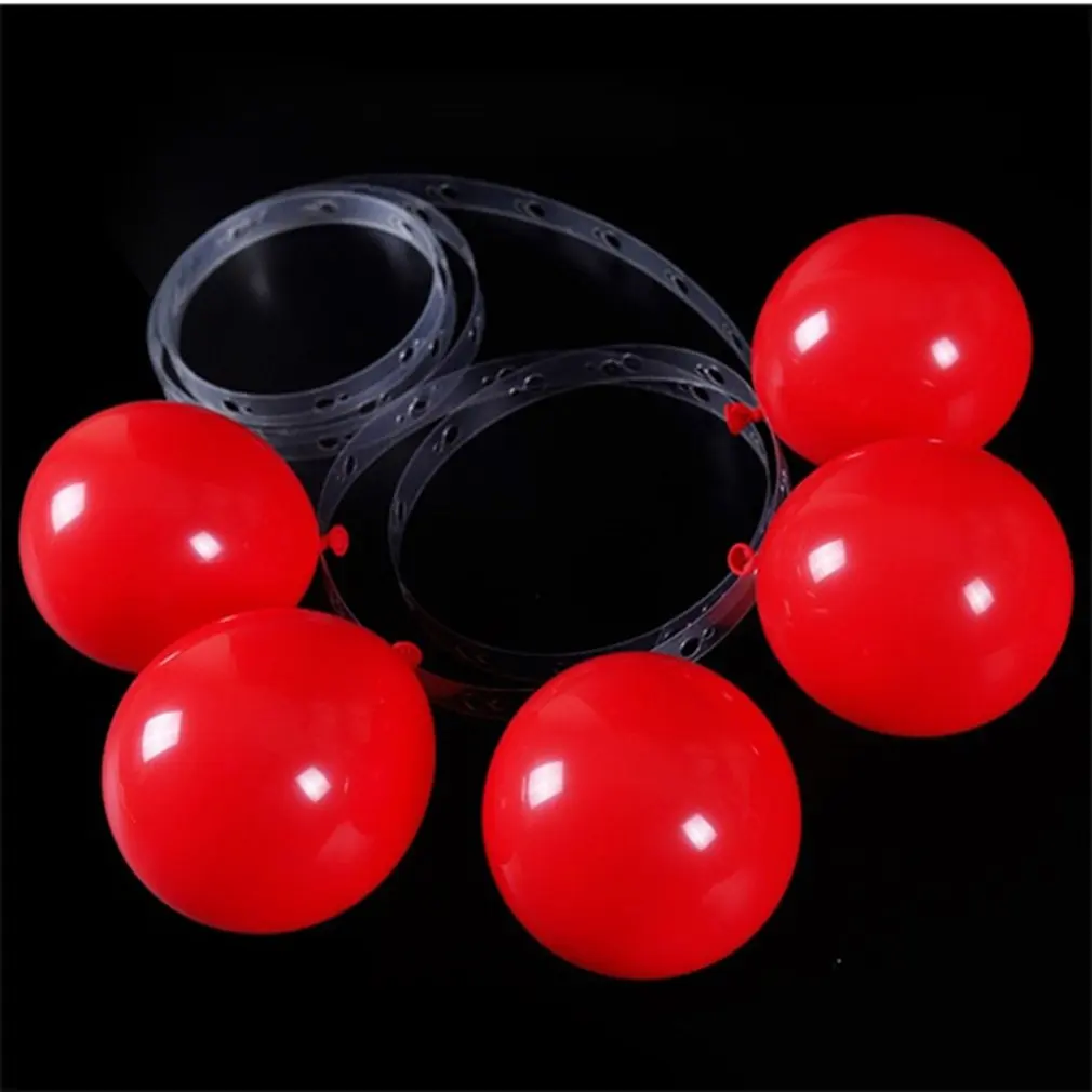 Transparent Balloon Chain 5 M Fixing Tool Wedding Birthday Buckle Background Wall Decoration String | Дом и сад