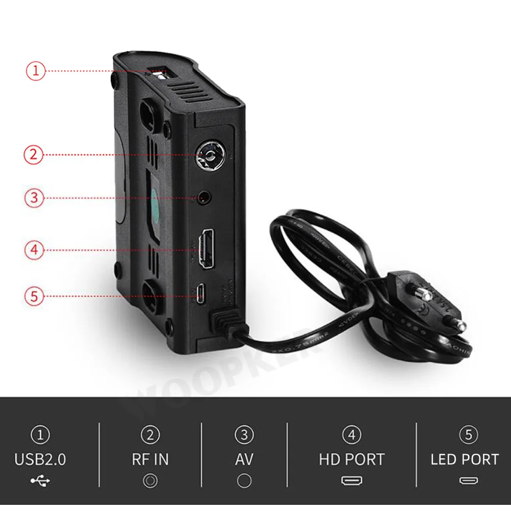 DVB T2 ТВ тюнер DVB-C Tdt цифровой коробка Dvb-t2 Wi-Fi HD 1080P компьютерной приставки к HEVC H265