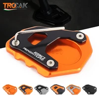 motorcycle accessories cnc kickstand foot side stand extension pad support plate for ktm adventure 1290 1050 1090 1190 adv