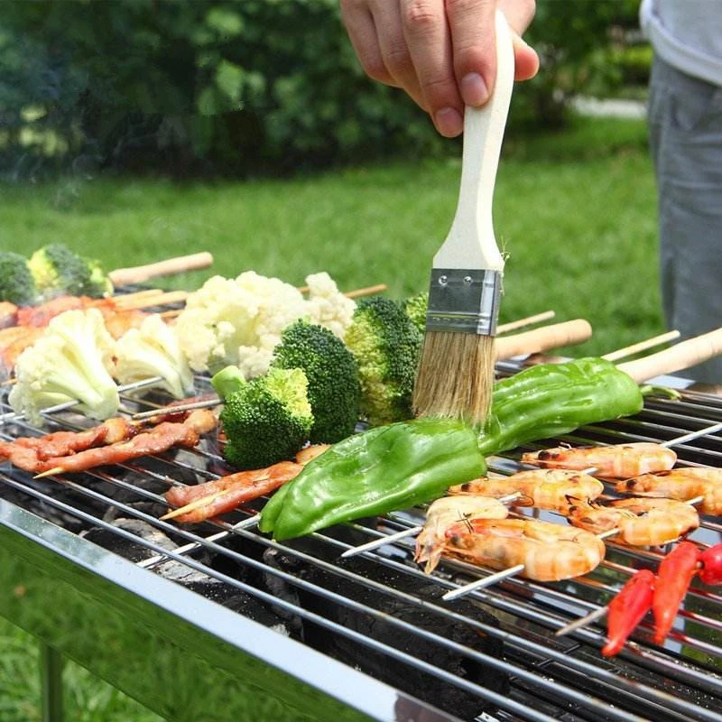 

Stainless Steel Barbecue Tools Portable Outdoor Barbecue Rack Barbecue Kit