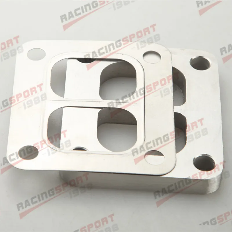 

T4 Divided Turbo Inlet Weld 304 Stainless Steel Flange 1/2" Thick With Gasket
