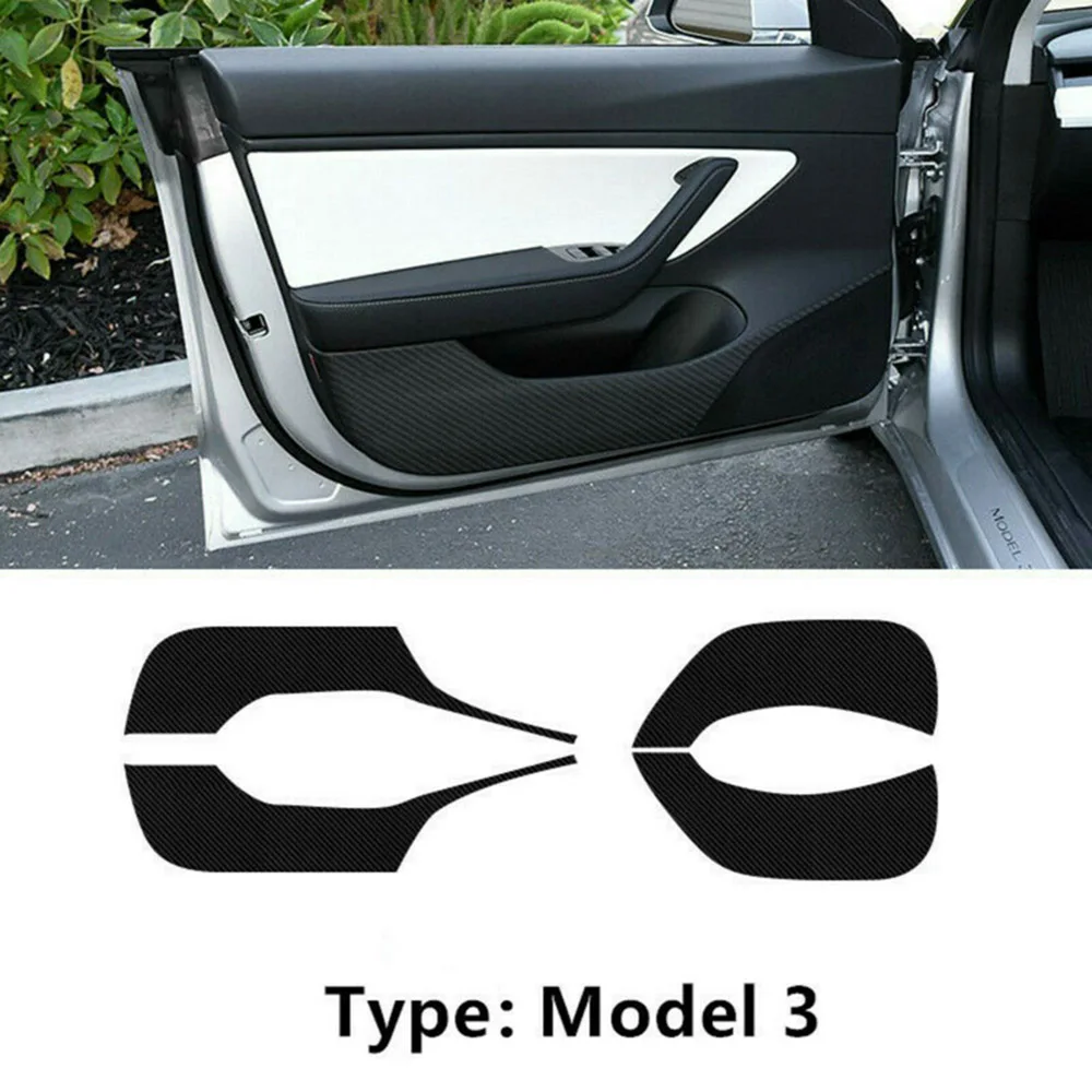 Накладка для защиты от ударов 4 шт. набор грязи внутренняя часть из углеродного