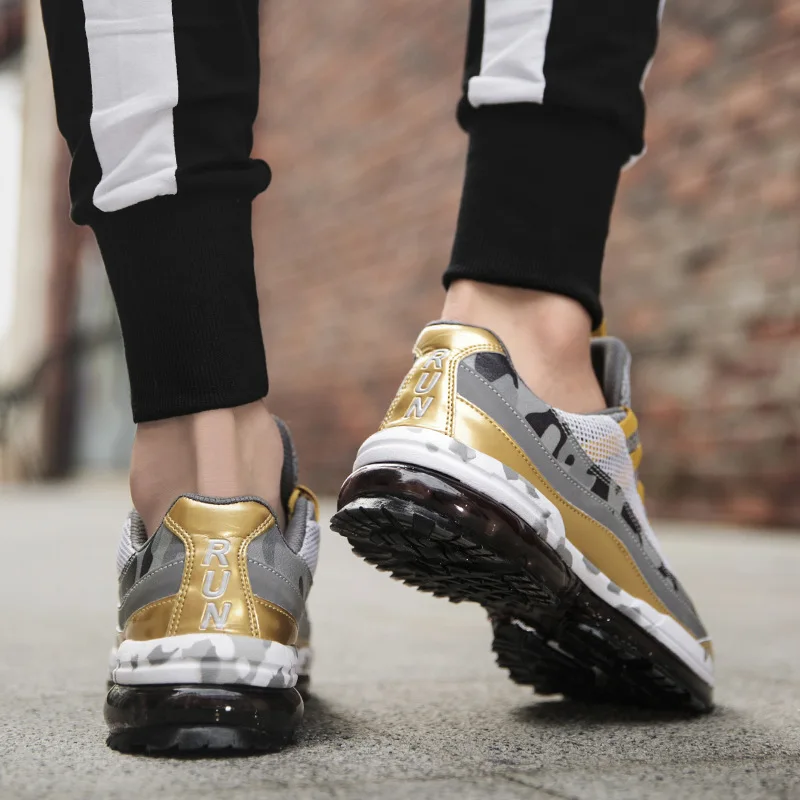 Мужская Вулканизированная обувь массивные кроссовки на шнуровке Повседневная