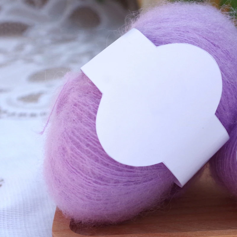 Супертонкая мягкая мохеровая пряжа 25 г плюшевая искусственная нить шаль для