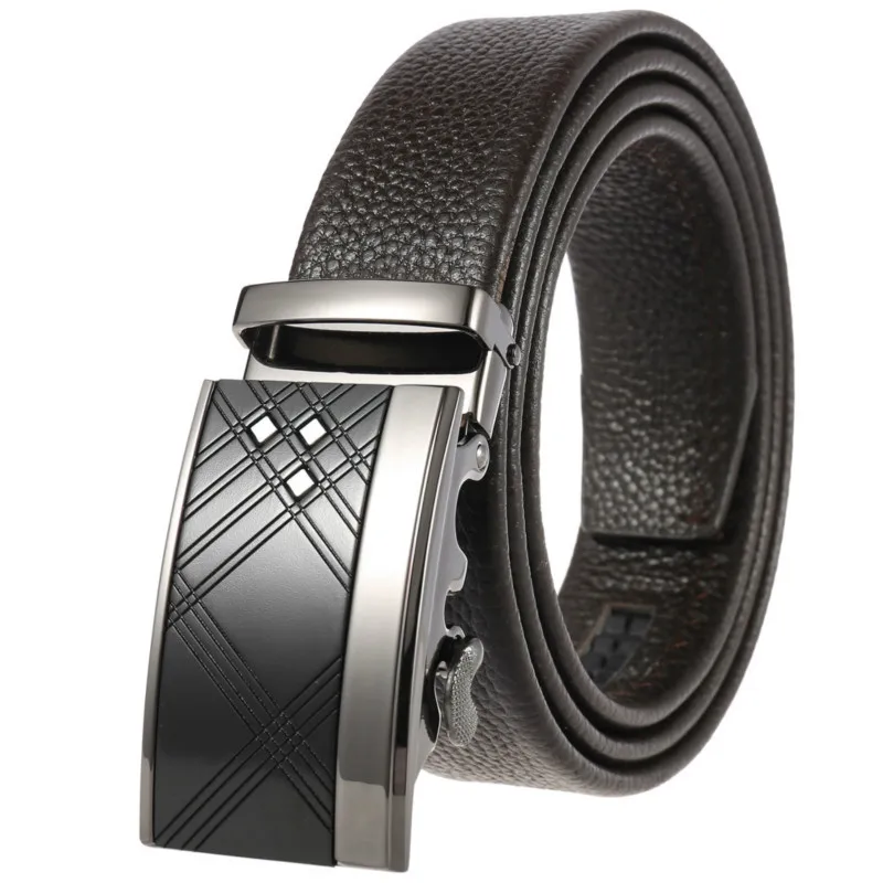 

Sell like hot cakes- mens belts luxury Leisure business men's first layer leather belt belt automatic buckle luxury brands