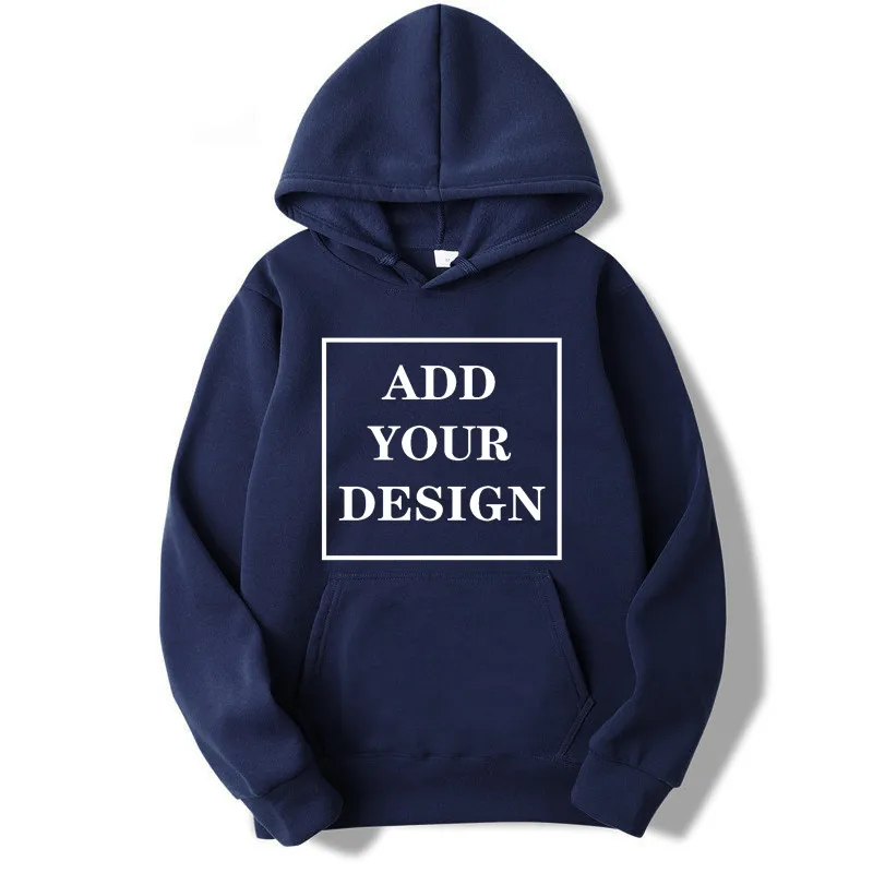 

Custom Hoodies Add Your Text Casual Sweatshirt Customized Long Sleeve High Quality Heavy Weight Soft Fleece Tops Hoody