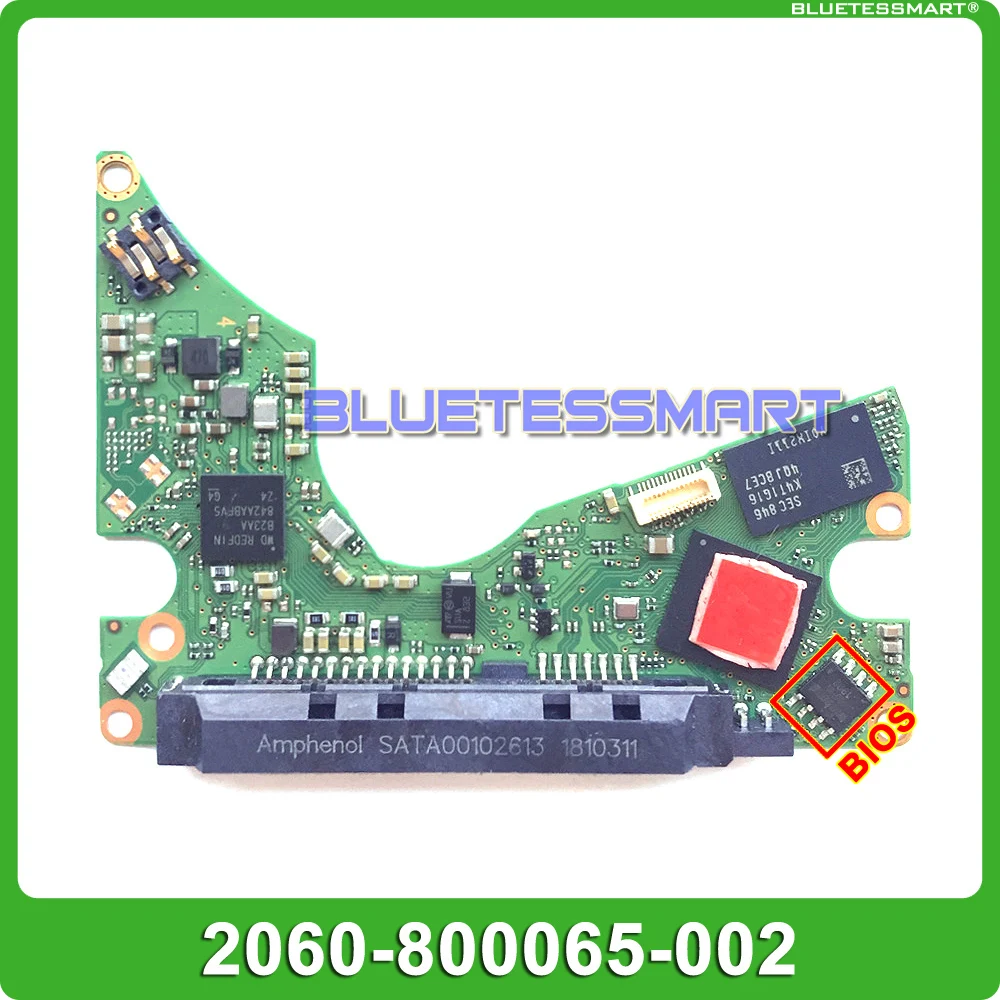 WD PCB 2060 800065 002 жесткий диск плата разблокировки печатных плат с поддержкой