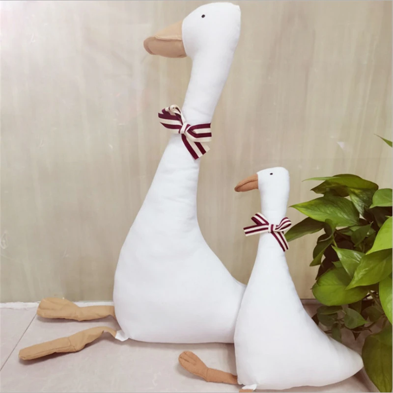 

Simulation Fluffy Duck Plush Toy Cute Animal Popular Stuffed Swan Dolls Fashion Kids Plush Toy for Girls Birthday Christmas Gift