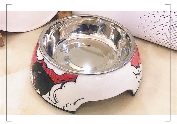 Миски из нержавеющей стали для собак и кошек Нескользящие прочные кормления