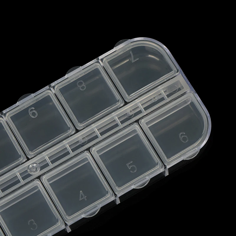 

diamond painting clear storage box case embroidery cross stitch tool 12-Slots