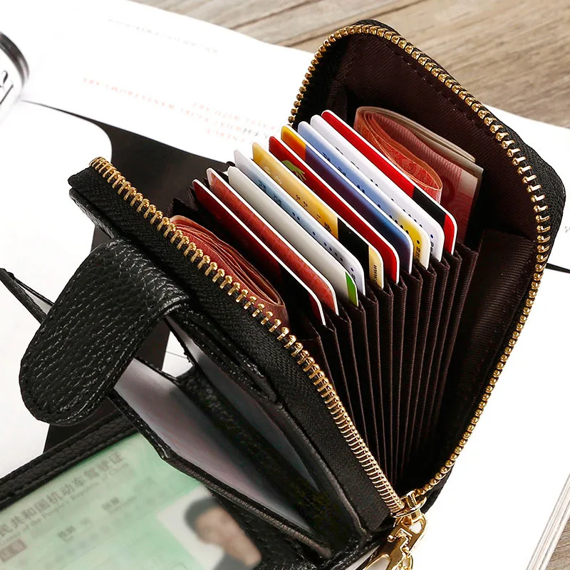 2019 женская сумка для карт водительские права кожаный чехол на молнии organ Zero