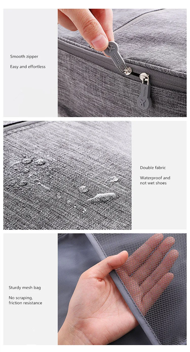 Портативный пылезащитный полиэфирный мешок для хранения обуви, повседневные кроссовки, классификация, отделка носков, стелька, органайзер для поездок, аксессуары