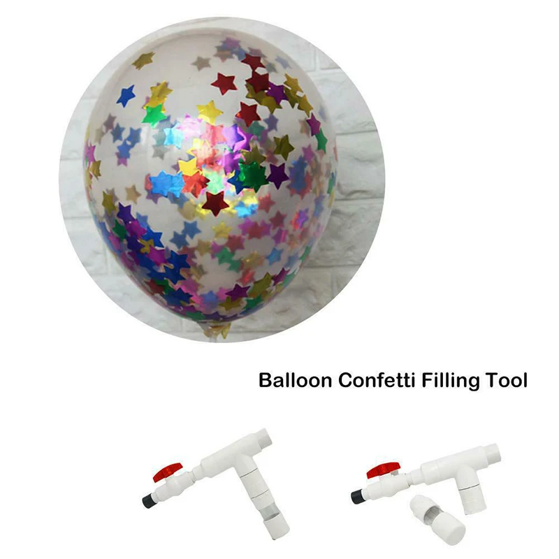 

Balloon Latex Confetti Filling Guns Tool for Birthdays Wedding Festive Party TY53