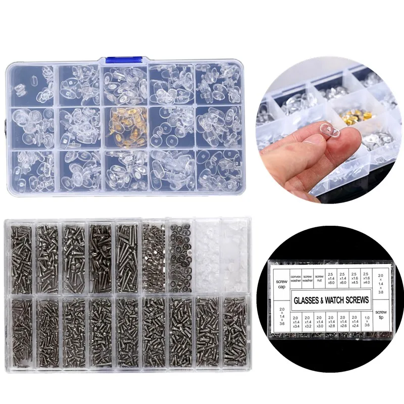 Носоупор для очков и часов миниатюрный набор винтов ремонта нескользящий