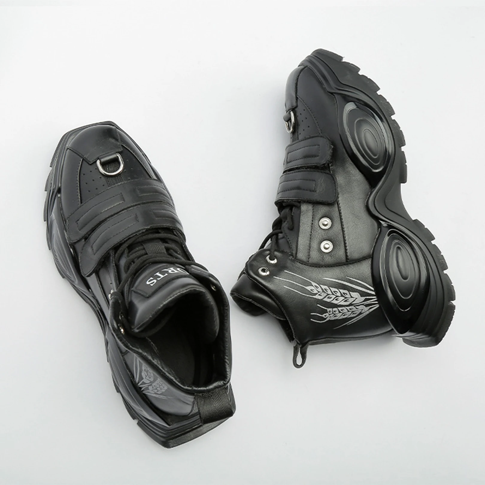 

Мужские кроссовки из натуральной воловьей кожи, на шнуровке